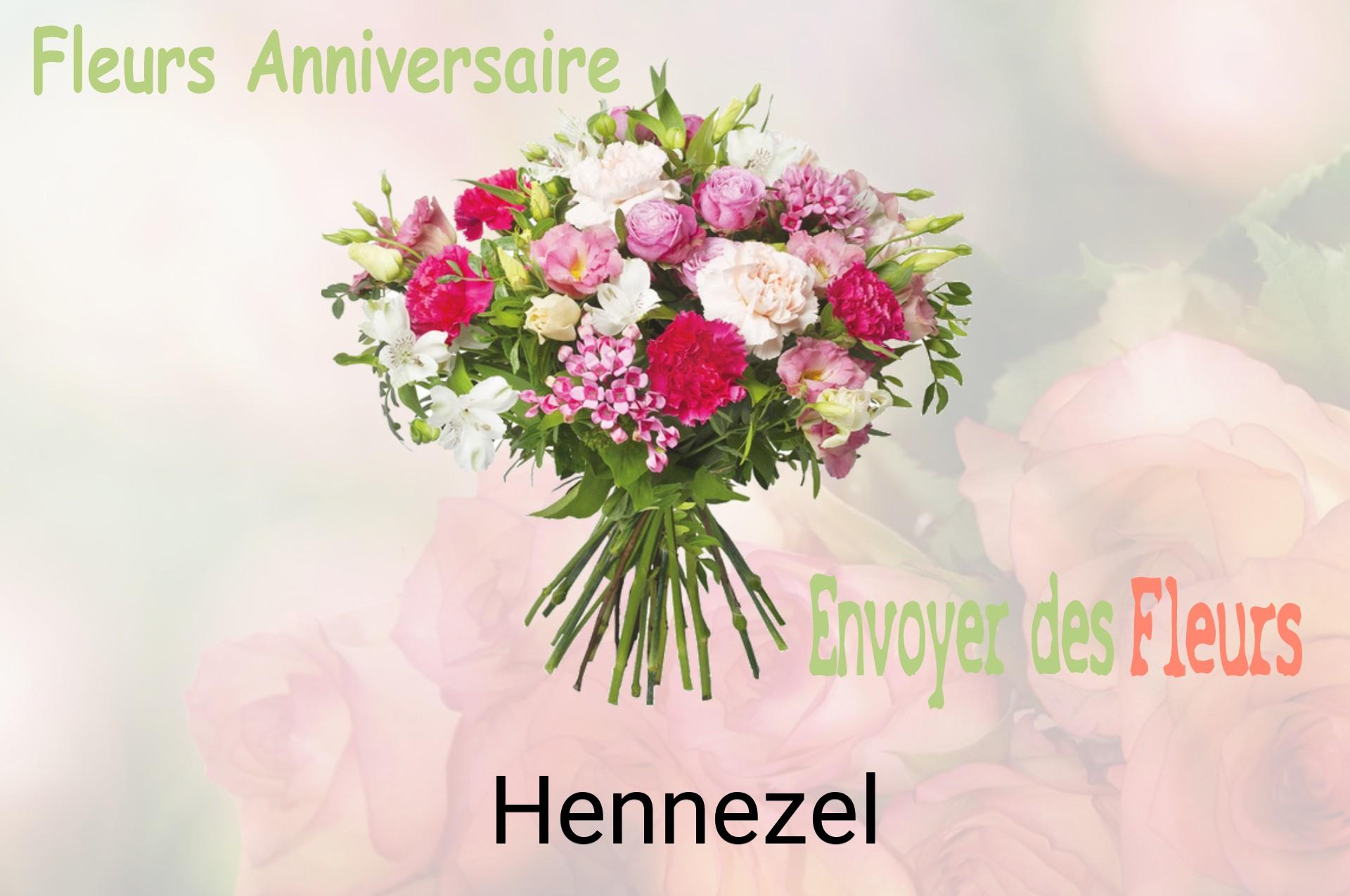 Bouquet de fleurs d’anniversaire livré à Hennezel